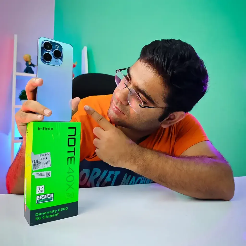 Infinix Note 40X 5G design and build quality