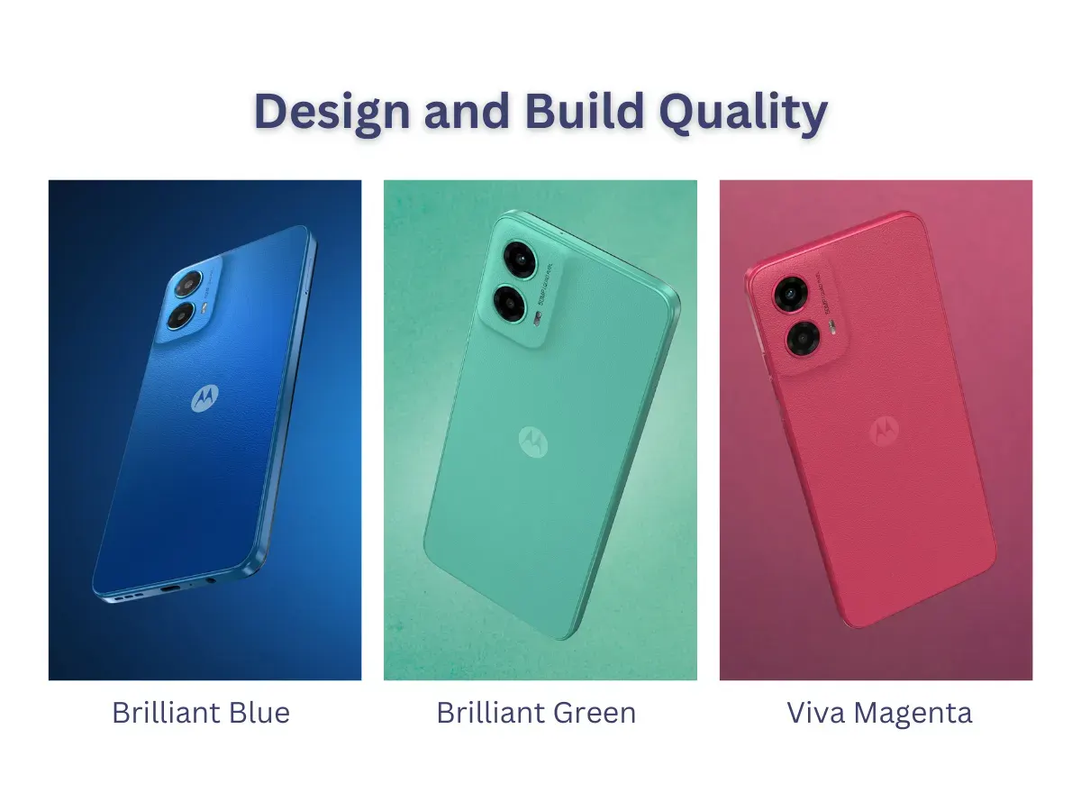 moto g45 5G Design and Build Quality